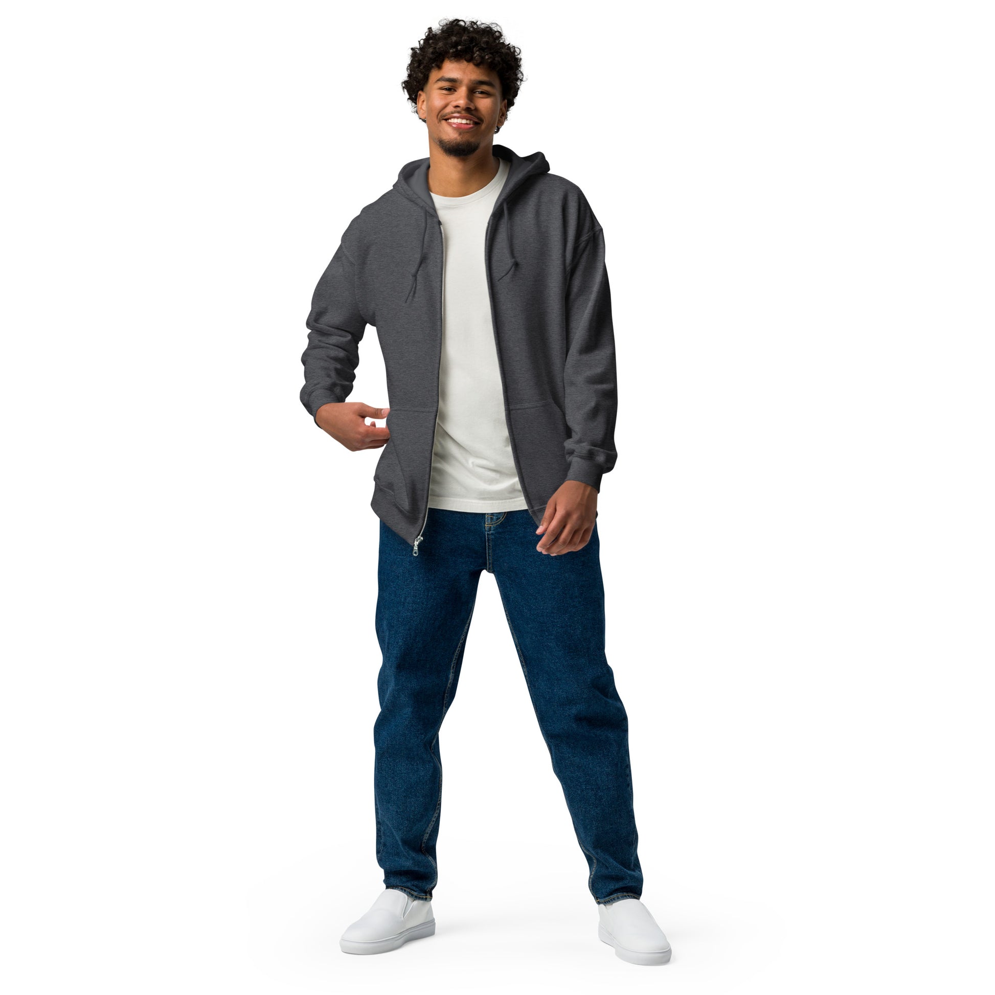 Product mockup (Dark Heather)